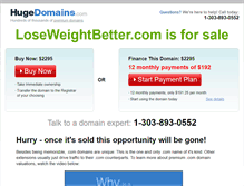 Tablet Screenshot of loseweightbetter.com
